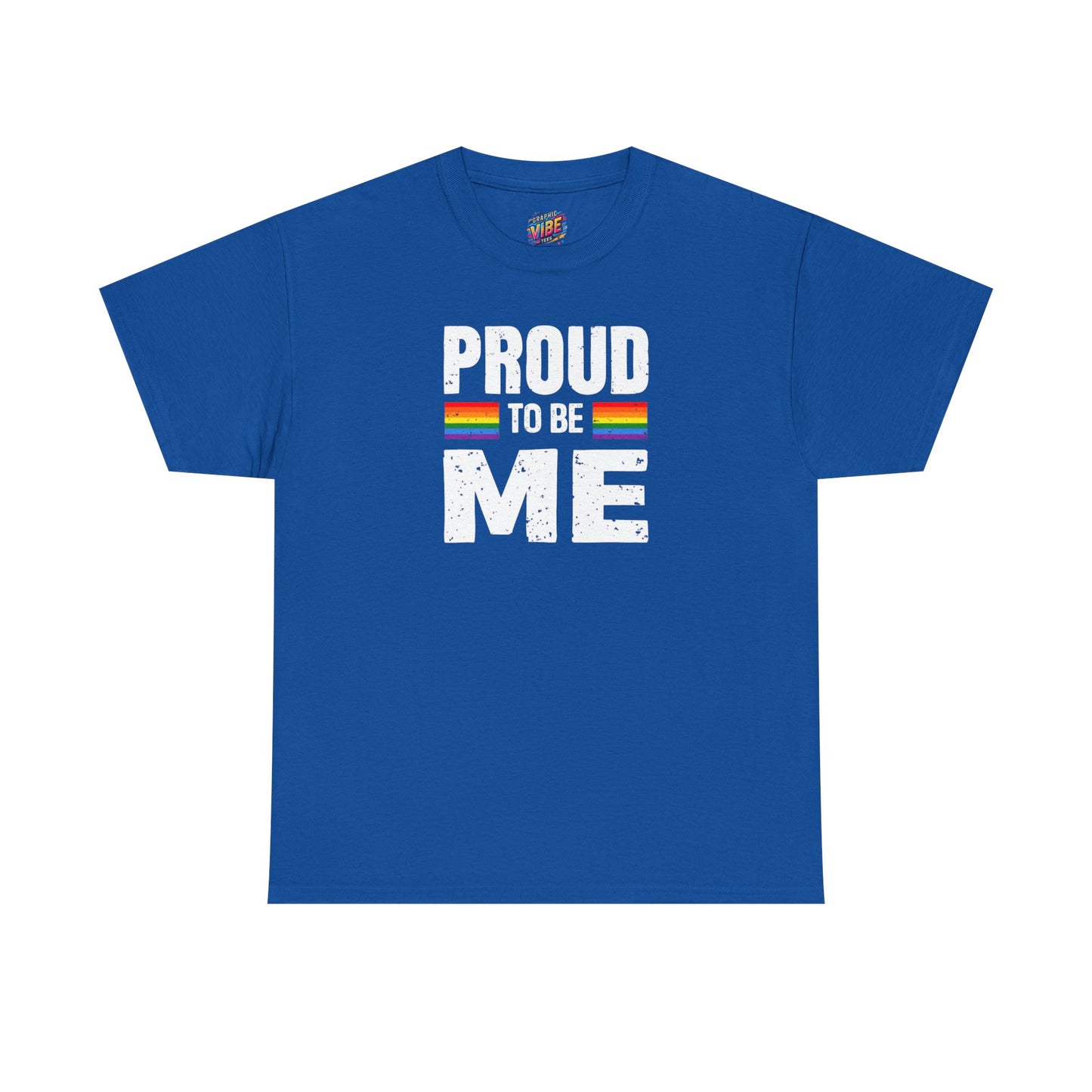 Proud to be Me LGBTQ+ Unisex Heavy Cotton Tee, Pride Clothing, Affirmation Shirt, Gay Pride Gift, LGBTQ+ Apparel