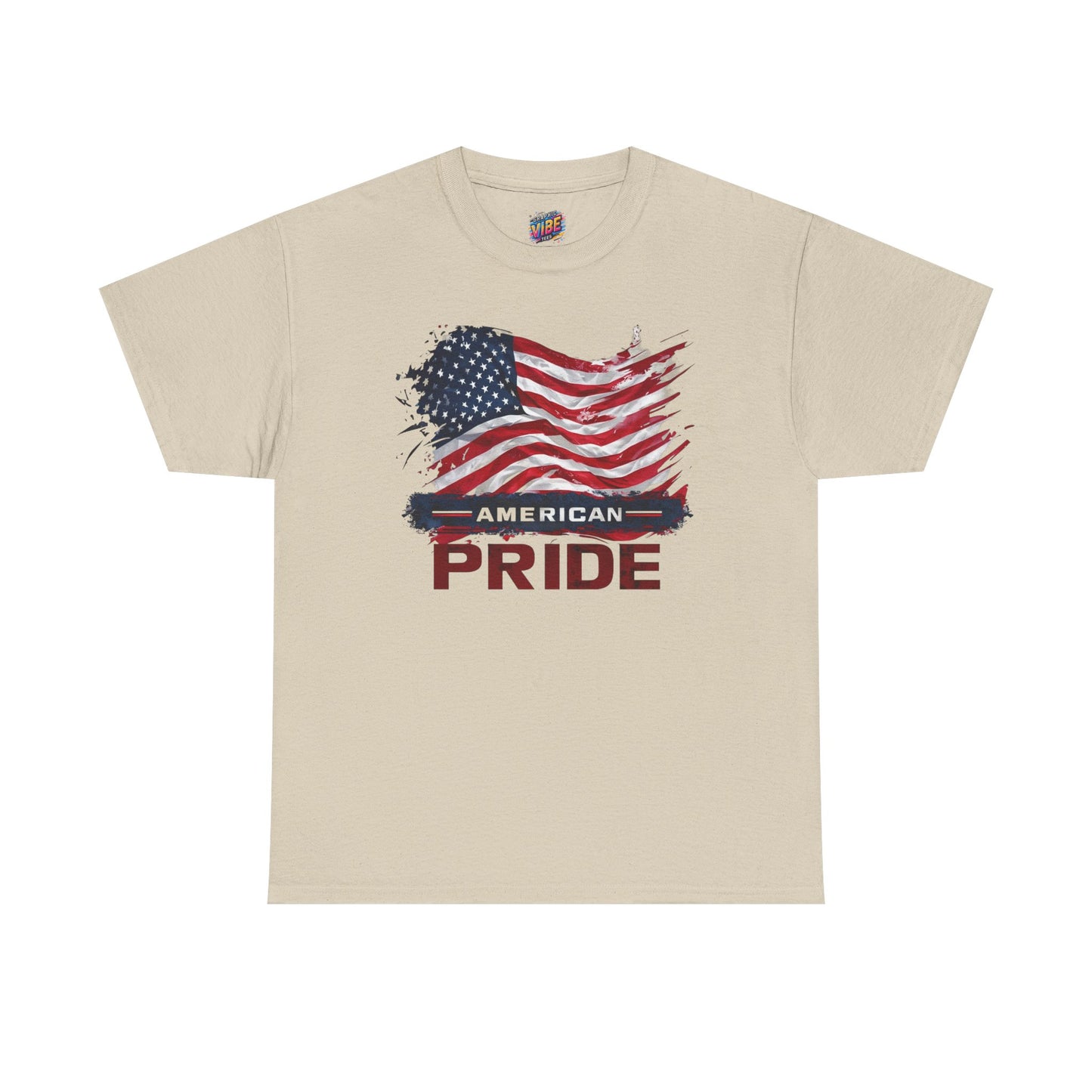 American Pride Unisex Heavy Cotton Tee, Patriotic Shirt, Independence Day Apparel, Gift for Veterans, USA Flag T-Shirt