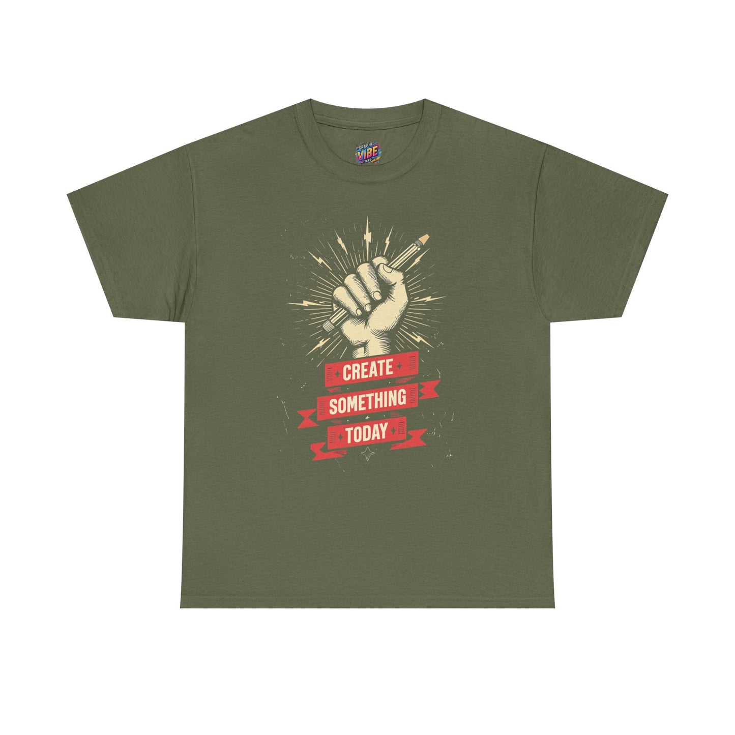 Create Something Today Shirt, Inspirational, Unisex Cotton T-Shirt, Creative Gift, Artist Apparel, Motivational Clothing