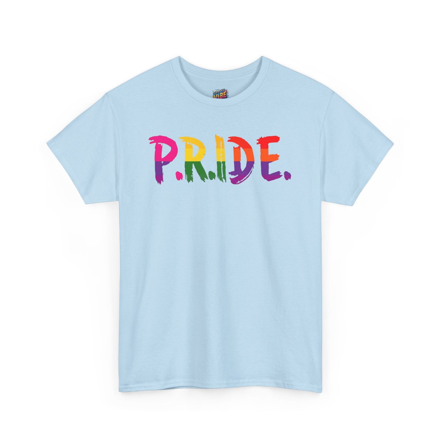 Pride Unisex Heavy Cotton Tee, LGBTQ T-Shirt, Rainbow Pride Tee, Equality Apparel, Gift for Pride Month, Comfortable Casual Wear