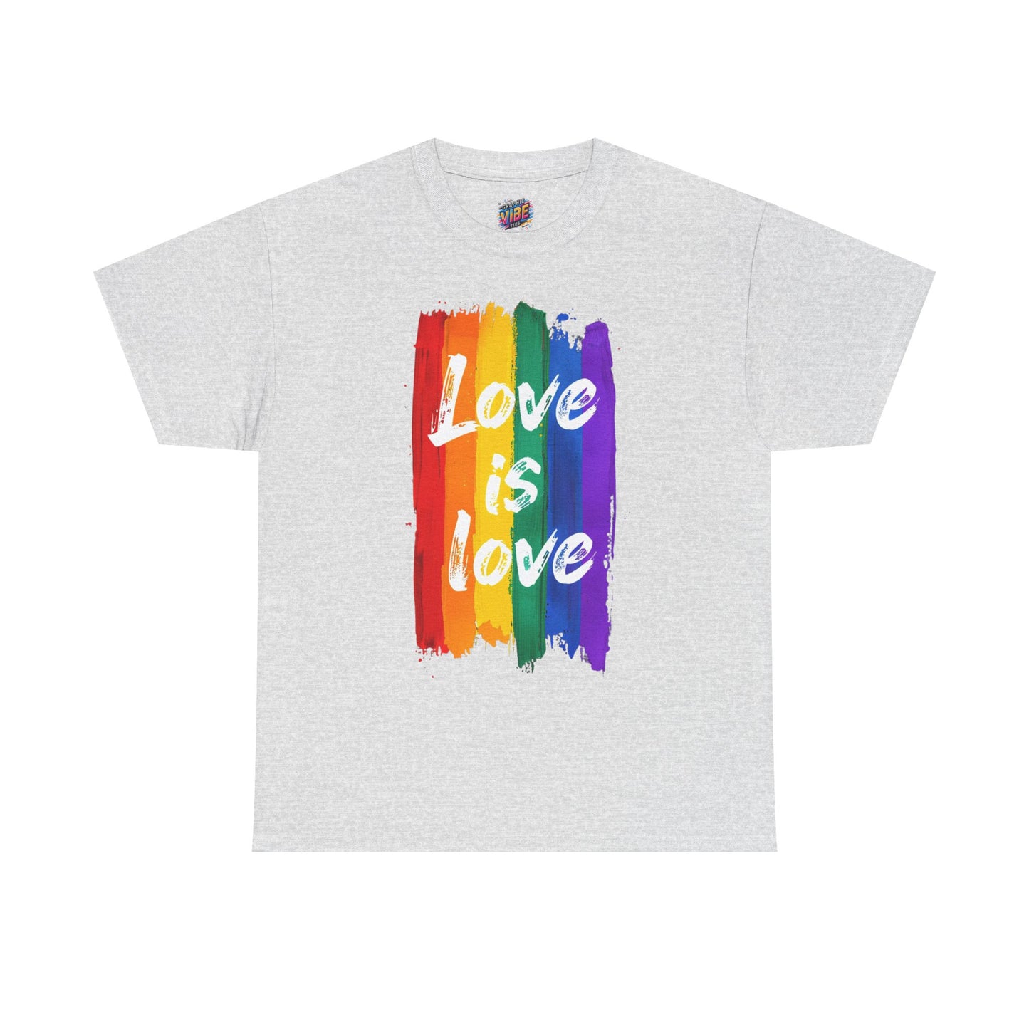 Love is Love Pride Rainbow Tee - Love is Love Unisex Cotton Shirt, LGBTQ Support, Equality Apparel, Gift for All Occasions, Summer Style