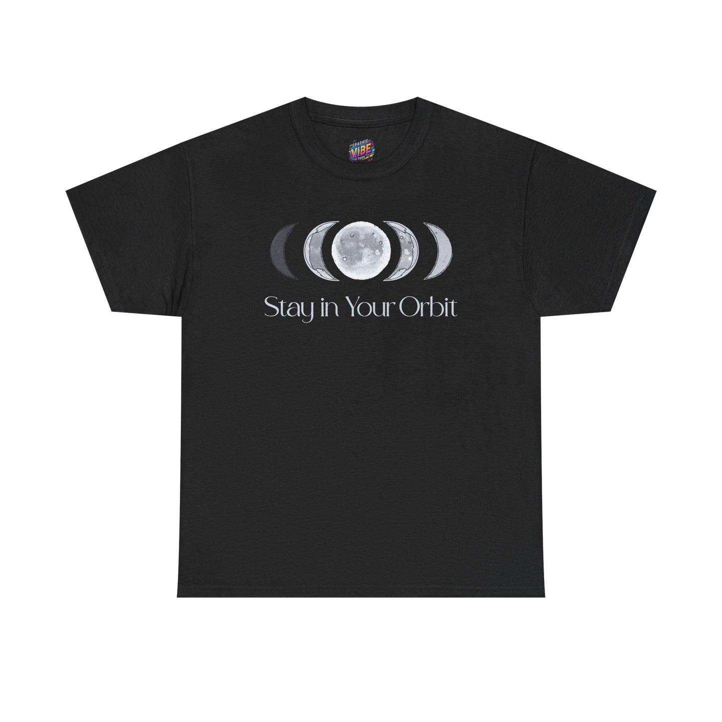 Stay in Your Orbit Moon Phases Tee, Celestial T-Shirt, Unisex Astrology Shirt, Gift for Space Lovers, Cosmic Graphic Top