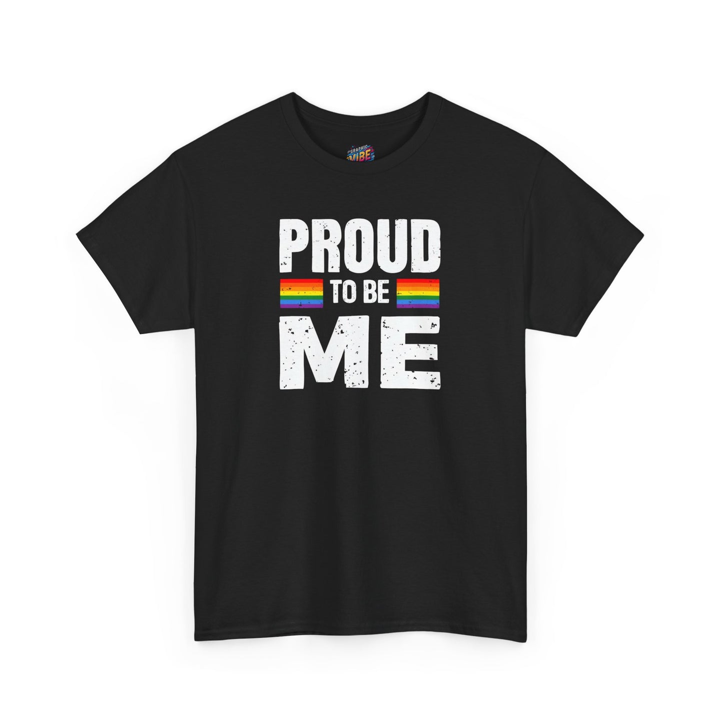 Proud to be Me LGBTQ+ Unisex Heavy Cotton Tee, Pride Clothing, Affirmation Shirt, Gay Pride Gift, LGBTQ+ Apparel