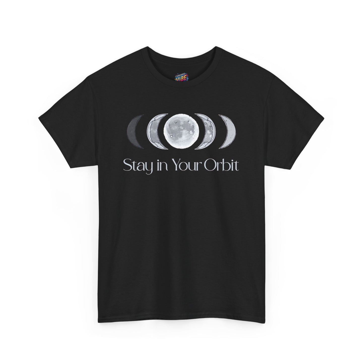 Stay in Your Orbit Moon Phases Tee, Celestial T-Shirt, Unisex Astrology Shirt, Gift for Space Lovers, Cosmic Graphic Top