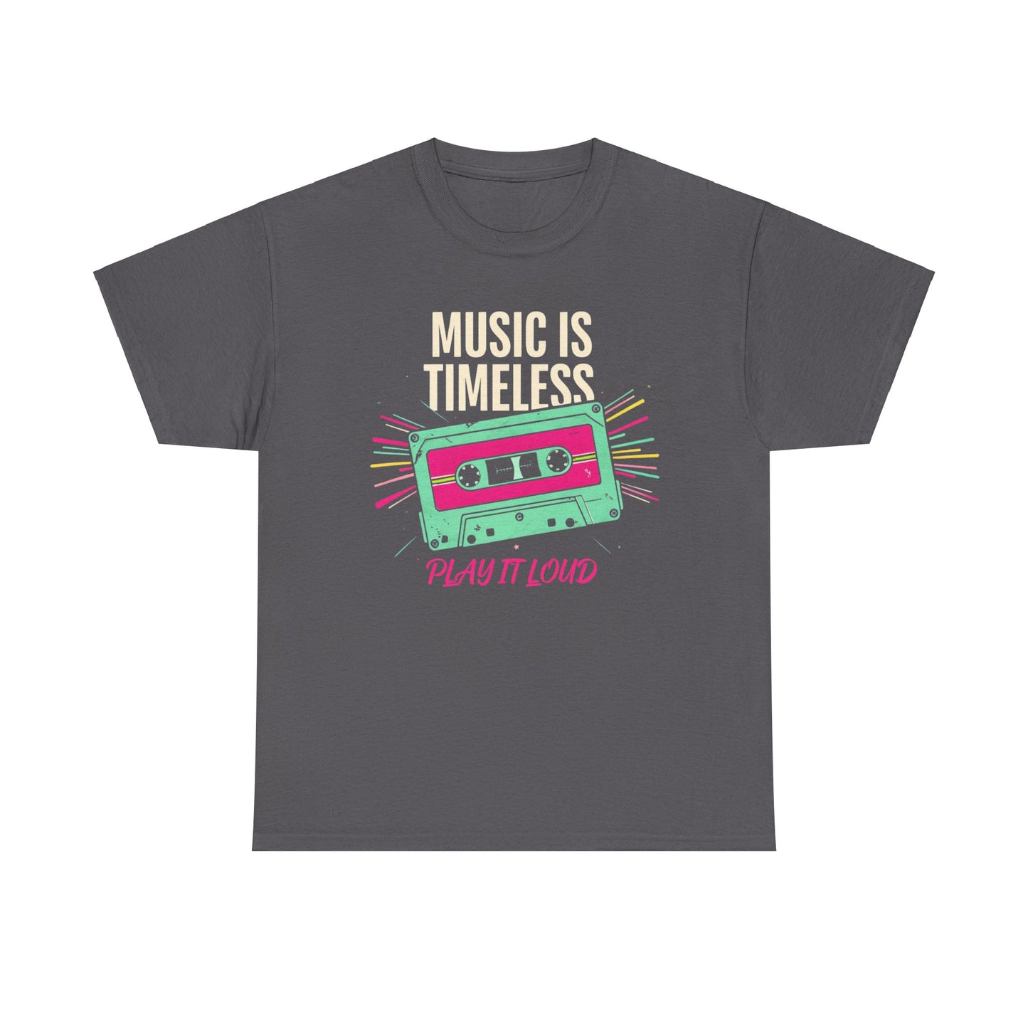 Retro Style Music is Life Cassette Tee