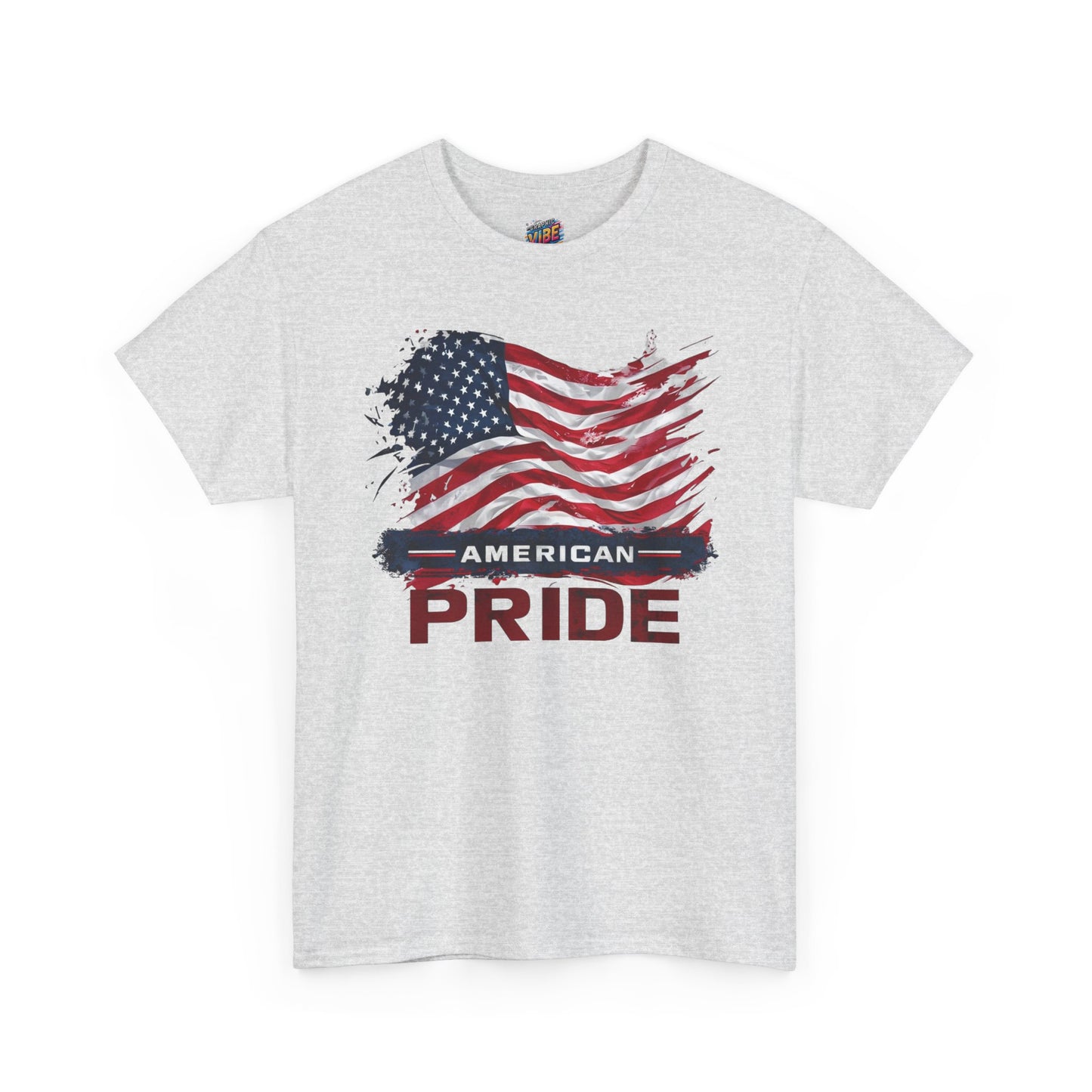 American Pride Unisex Heavy Cotton Tee, Patriotic Shirt, Independence Day Apparel, Gift for Veterans, USA Flag T-Shirt