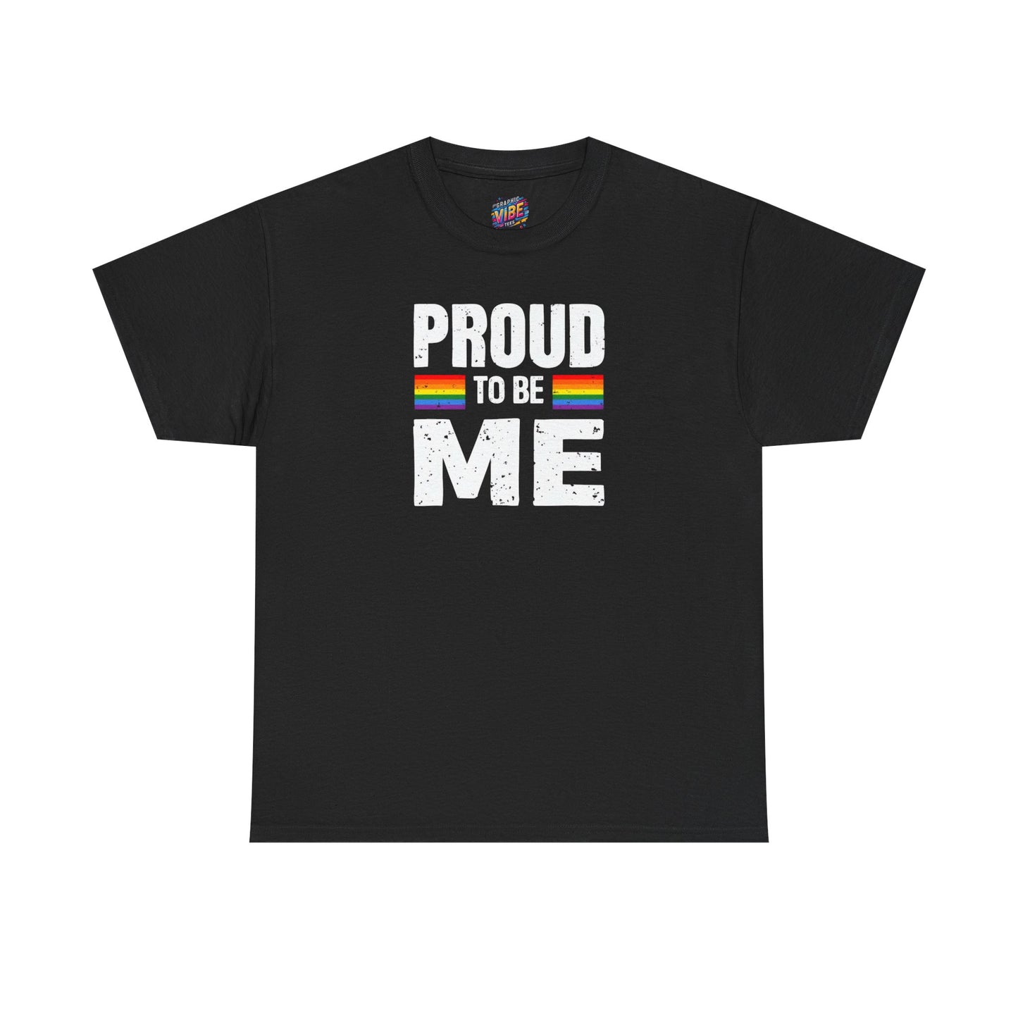 Proud to be Me LGBTQ+ Unisex Heavy Cotton Tee, Pride Clothing, Affirmation Shirt, Gay Pride Gift, LGBTQ+ Apparel