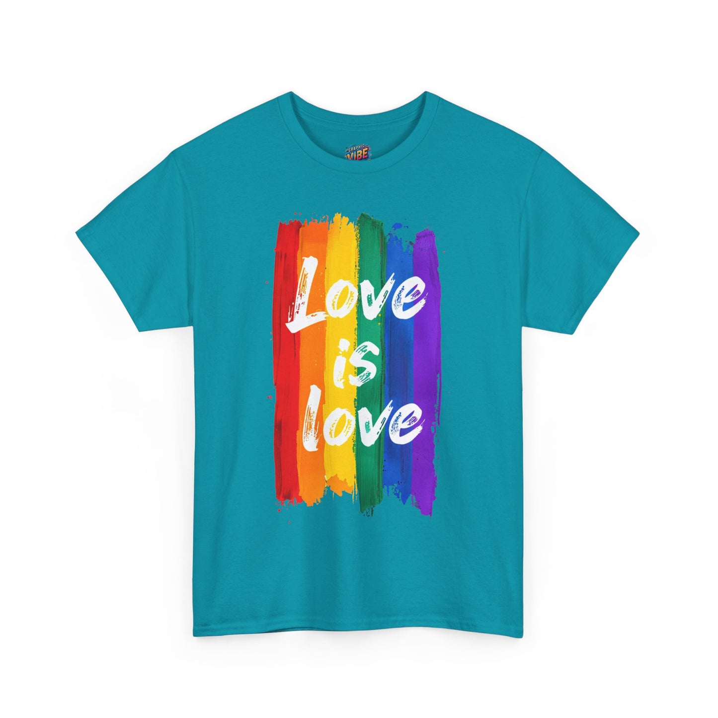 Love is Love Pride Rainbow Tee - Love is Love Unisex Cotton Shirt, LGBTQ Support, Equality Apparel, Gift for All Occasions, Summer Style