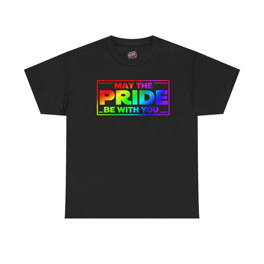 Pride-Themed Unisex Tee: May the Pride Be With You, LGBTQ+ Gift, Rainbow Shirt, Equality Apparel, Summer Fashion, Celebration Top