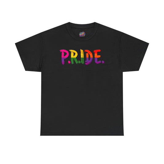 Pride Unisex Heavy Cotton Tee, LGBTQ T-Shirt, Rainbow Pride Tee, Equality Apparel, Gift for Pride Month, Comfortable Casual Wear