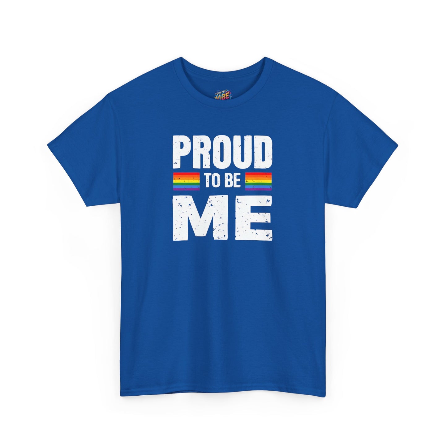 Proud to be Me LGBTQ+ Unisex Heavy Cotton Tee, Pride Clothing, Affirmation Shirt, Gay Pride Gift, LGBTQ+ Apparel