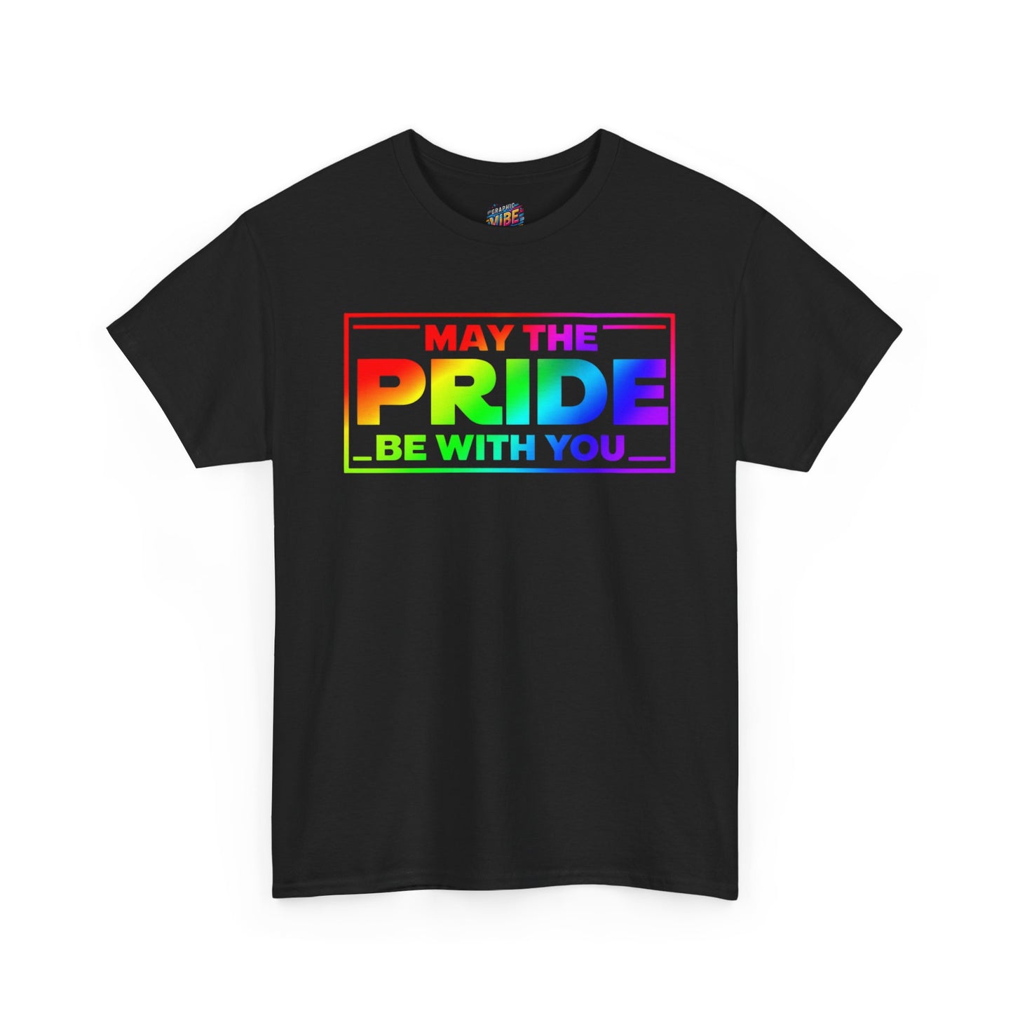 Pride-Themed Unisex Tee: May the Pride Be With You, LGBTQ+ Gift, Rainbow Shirt, Equality Apparel, Summer Fashion, Celebration Top