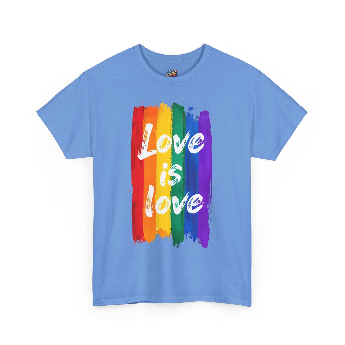 Love is Love Pride Rainbow Tee - Love is Love Unisex Cotton Shirt, LGBTQ Support, Equality Apparel, Gift for All Occasions, Summer Style
