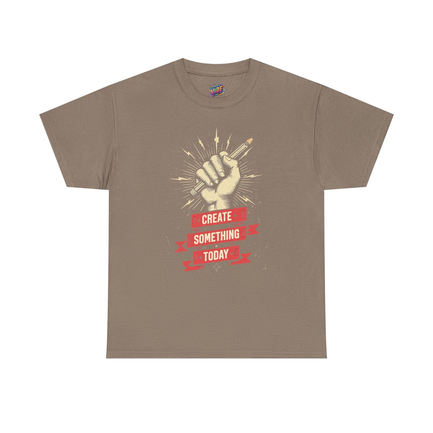 Create Something Today Shirt, Inspirational, Unisex Cotton T-Shirt, Creative Gift, Artist Apparel, Motivational Clothing