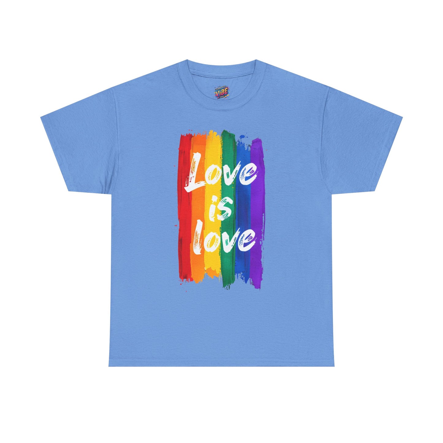 Love is Love Pride Rainbow Tee - Love is Love Unisex Cotton Shirt, LGBTQ Support, Equality Apparel, Gift for All Occasions, Summer Style