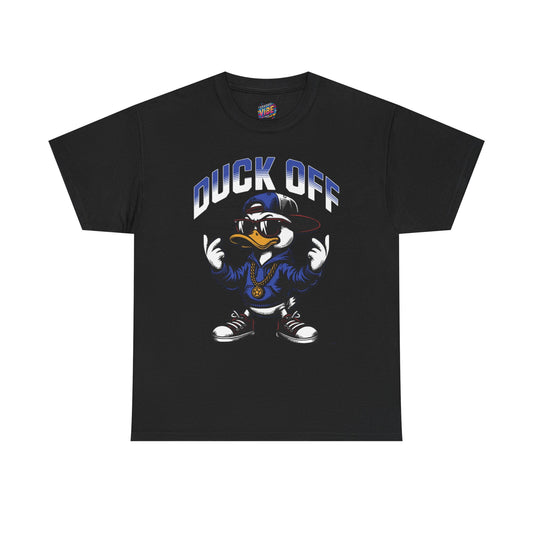Cool Duck Off Graphic Tee for Relaxed Vibes, Hip Hop Fashion, Unisex Casual Wear, Streetwear, Gift for Friends