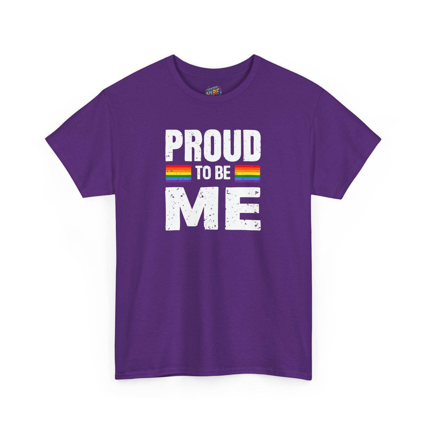 Proud to be Me LGBTQ+ Unisex Heavy Cotton Tee, Pride Clothing, Affirmation Shirt, Gay Pride Gift, LGBTQ+ Apparel