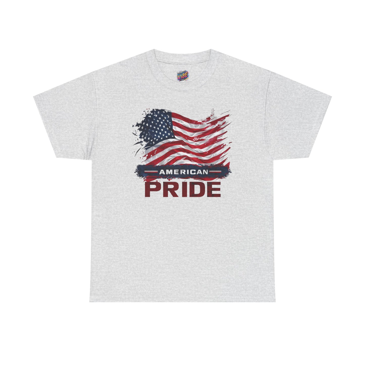 American Pride Unisex Heavy Cotton Tee, Patriotic Shirt, Independence Day Apparel, Gift for Veterans, USA Flag T-Shirt