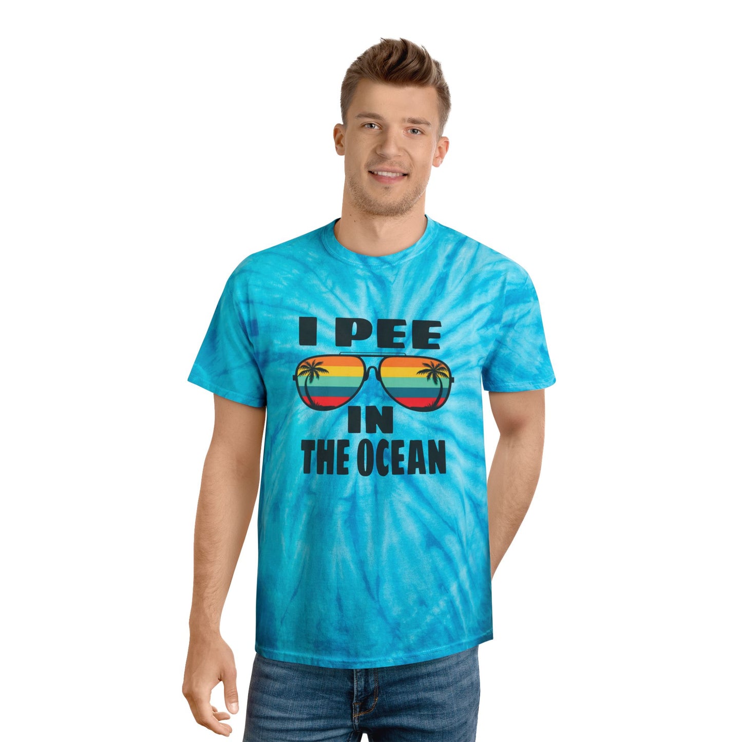 I Pee on the Ocean Tie-Dye Tee