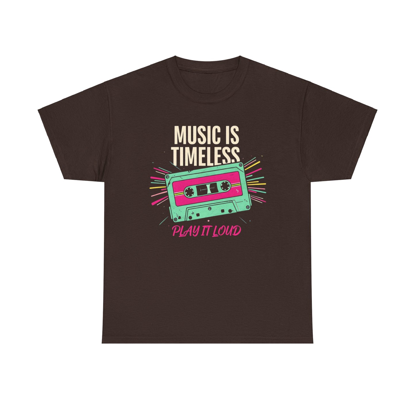 Retro Style Music is Life Cassette Tee