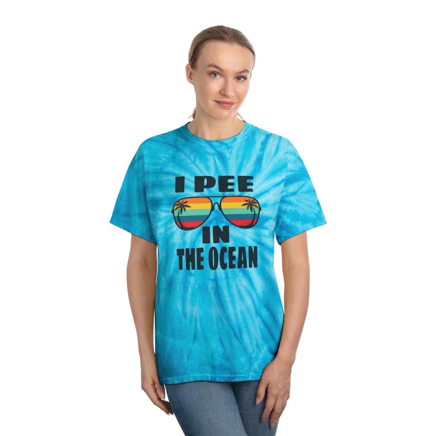 I Pee on the Ocean Tie-Dye Tee