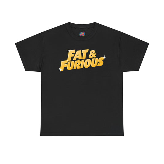 Fun & Furious Unisex Heavy Cotton Tee, Perfect Gift for Food Lovers, Casual Wear, Humor T-Shirt, Gifts for Birthdays, Foodie Fashion