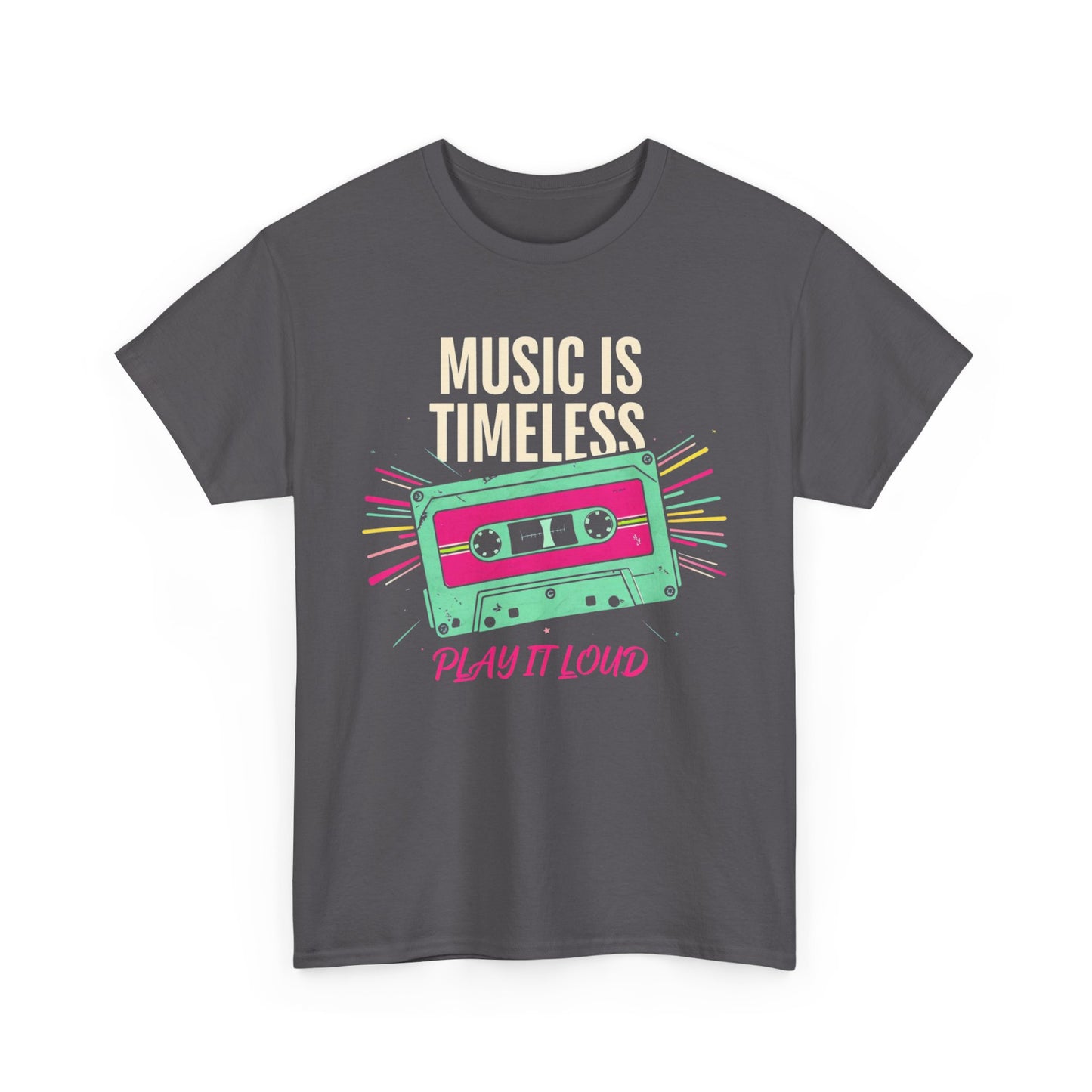 Retro Style Music is Life Cassette Tee