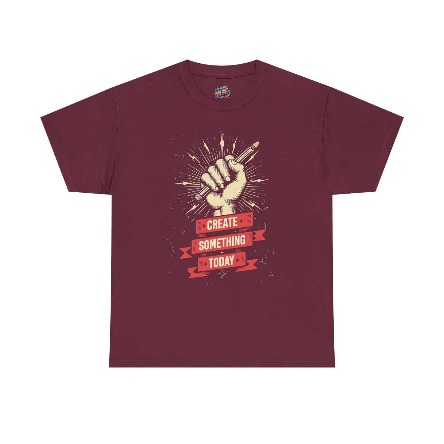 Create Something Today Shirt, Inspirational, Unisex Cotton T-Shirt, Creative Gift, Artist Apparel, Motivational Clothing