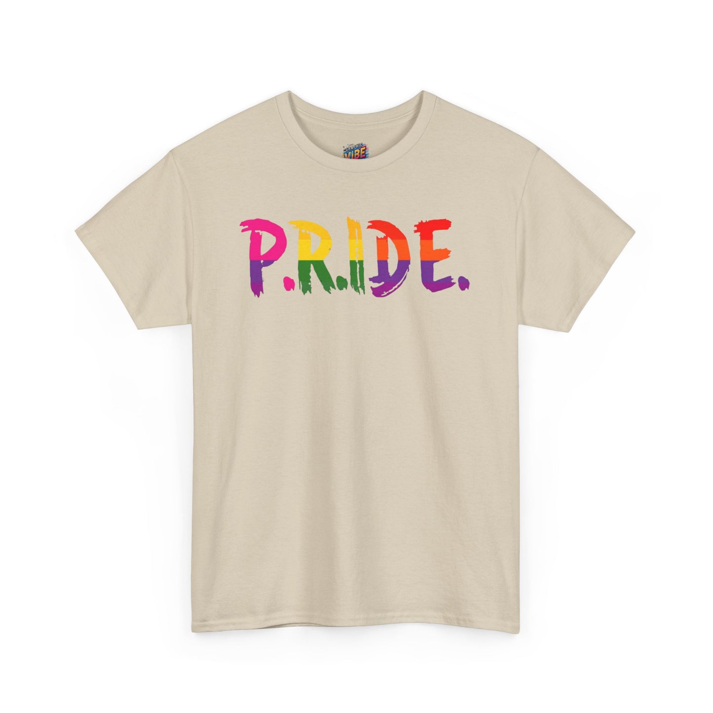 Pride Unisex Heavy Cotton Tee, LGBTQ T-Shirt, Rainbow Pride Tee, Equality Apparel, Gift for Pride Month, Comfortable Casual Wear