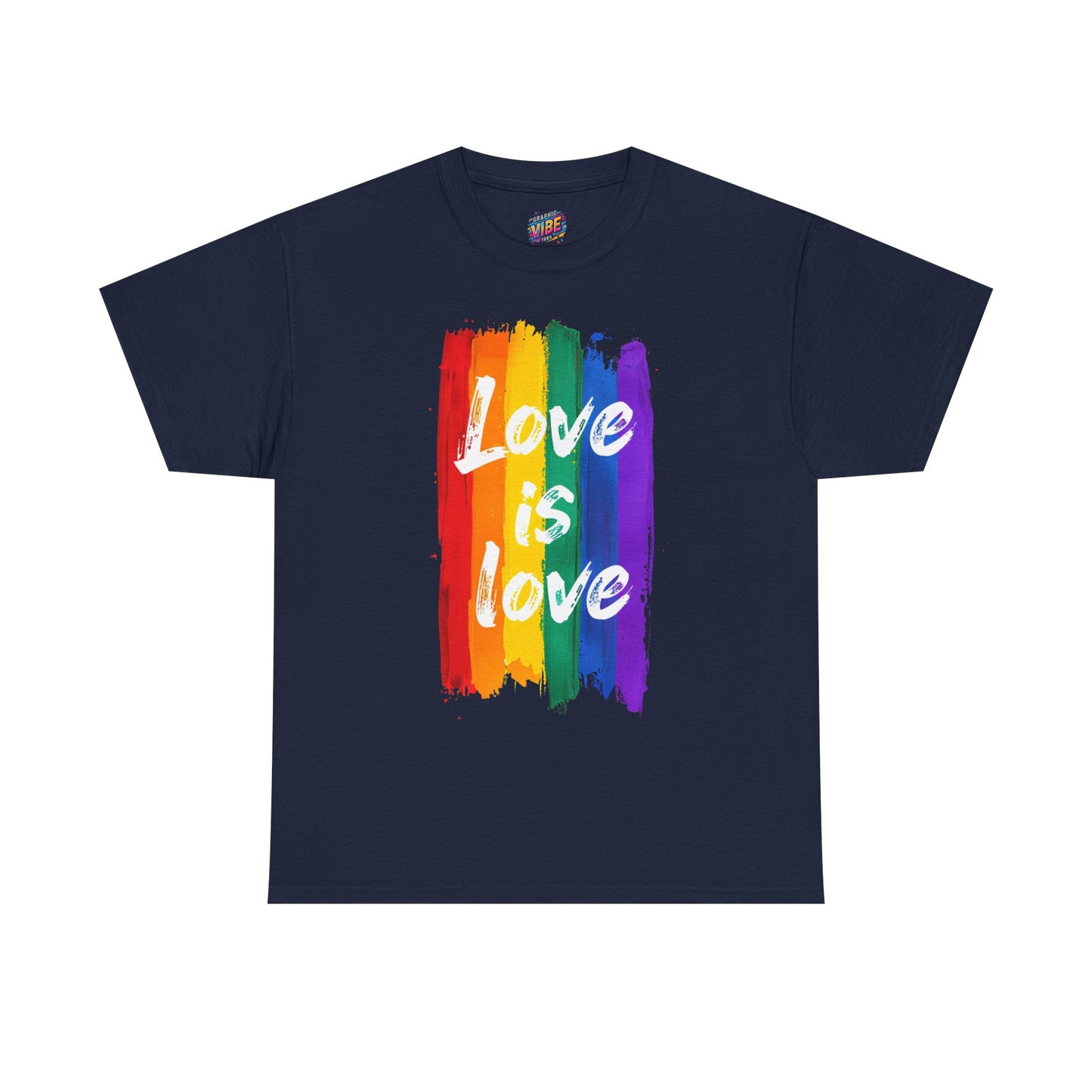 Love is Love Pride Rainbow Tee - Love is Love Unisex Cotton Shirt, LGBTQ Support, Equality Apparel, Gift for All Occasions, Summer Style