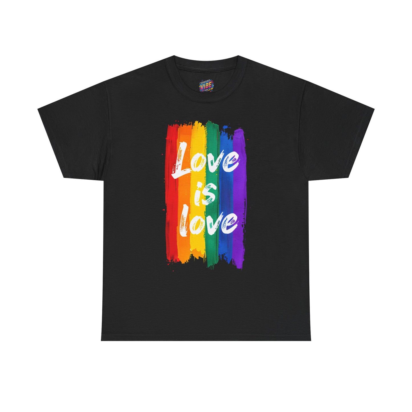 Love is Love Pride Rainbow Tee - Love is Love Unisex Cotton Shirt, LGBTQ Support, Equality Apparel, Gift for All Occasions, Summer Style