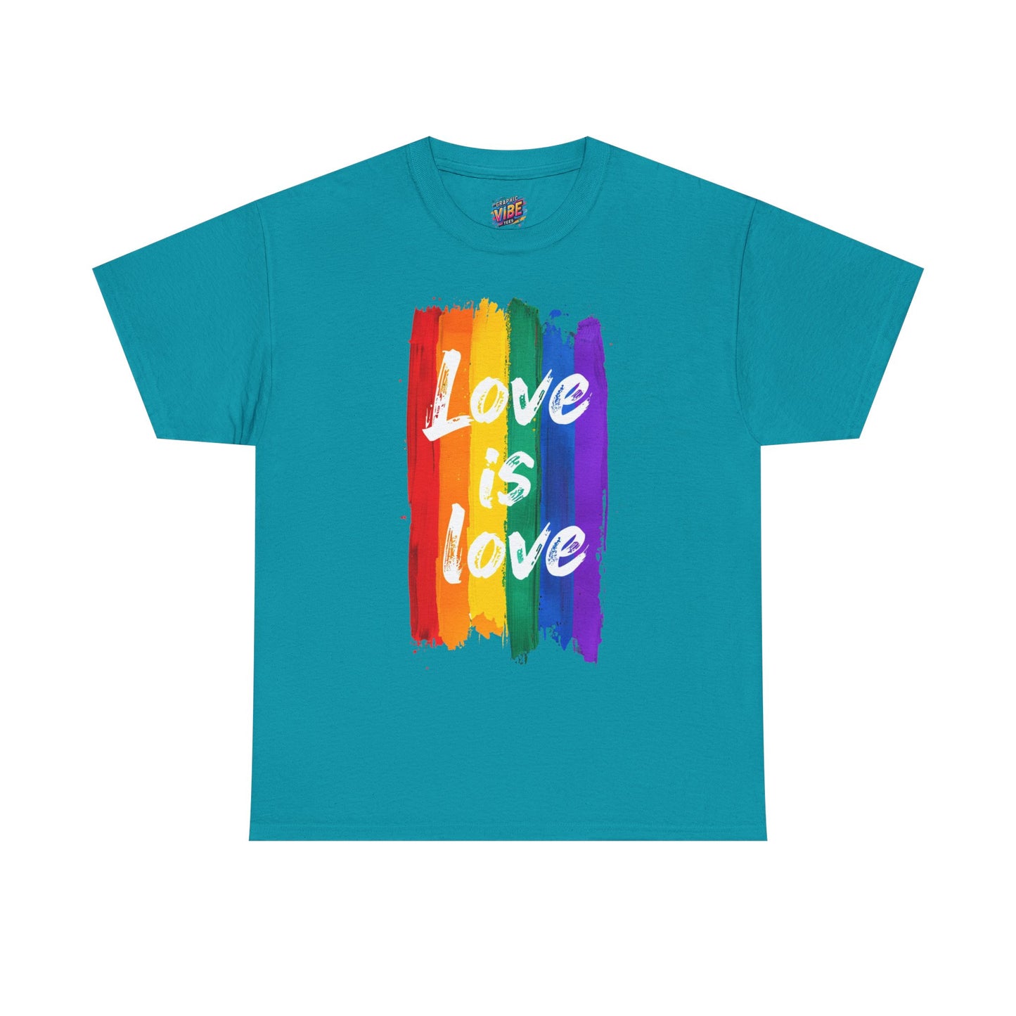 Love is Love Pride Rainbow Tee - Love is Love Unisex Cotton Shirt, LGBTQ Support, Equality Apparel, Gift for All Occasions, Summer Style