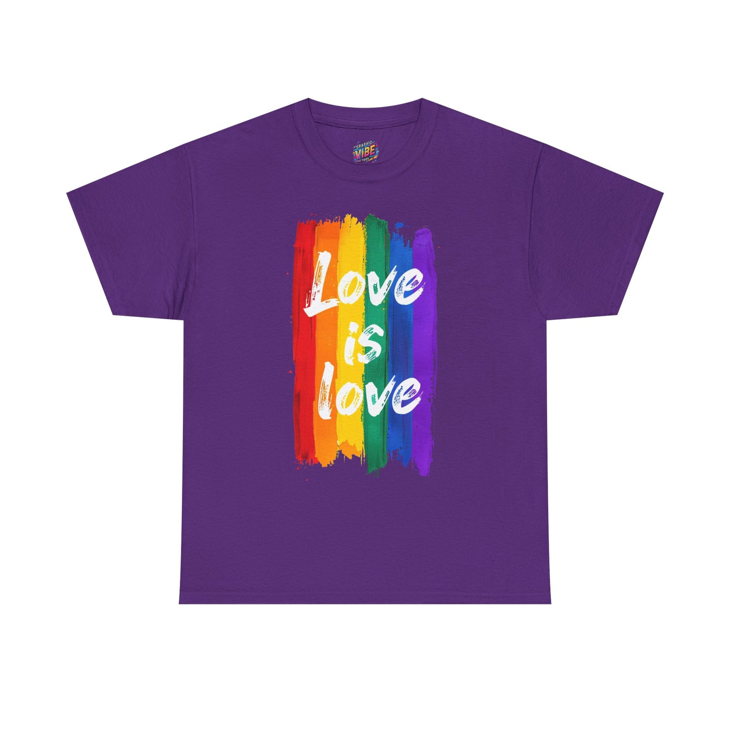 Love is Love Pride Rainbow Tee - Love is Love Unisex Cotton Shirt, LGBTQ Support, Equality Apparel, Gift for All Occasions, Summer Style