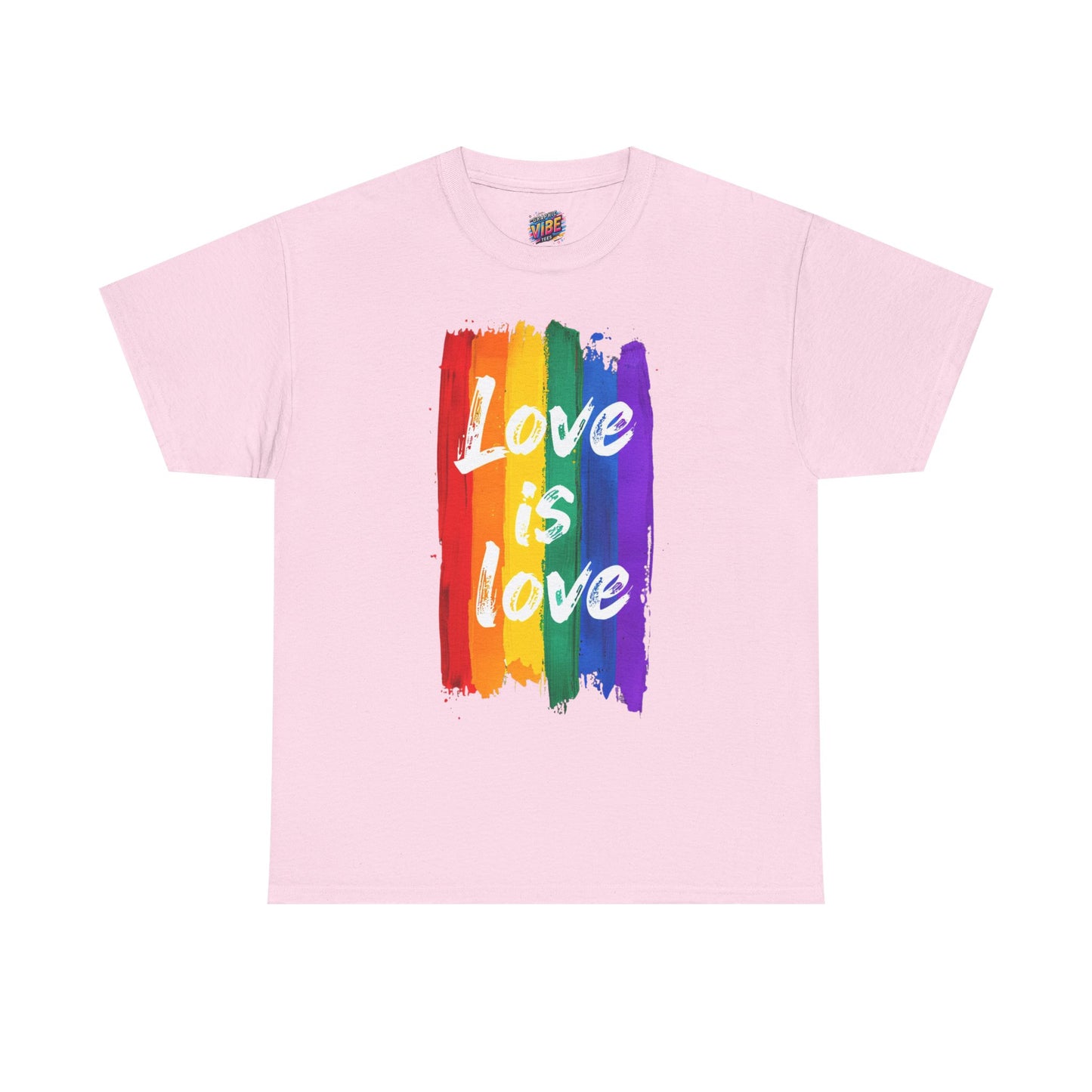 Love is Love Pride Rainbow Tee - Love is Love Unisex Cotton Shirt, LGBTQ Support, Equality Apparel, Gift for All Occasions, Summer Style